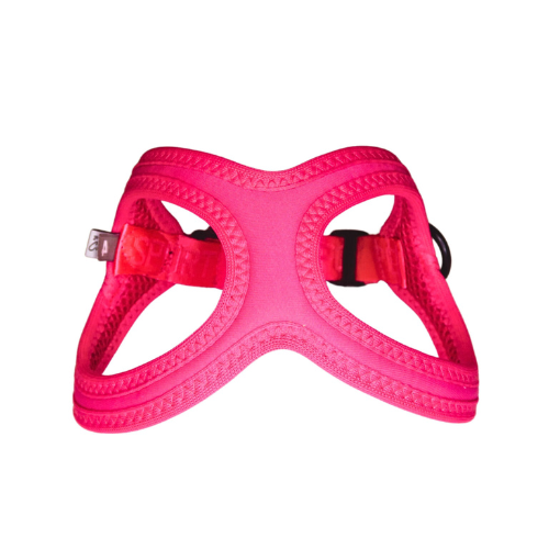 Buddy Belt Sport Neoprene No Choke Dog Harness — Flamingo Pink Front View