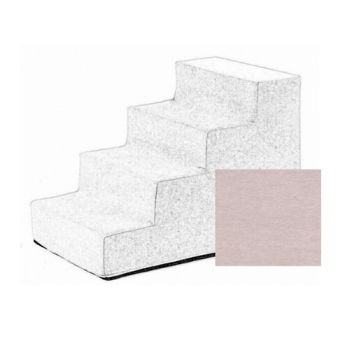 Bowsers Pet Premium Pet Step High-Density Foam Dog Stairs — Blush 4 Step Mock Up
