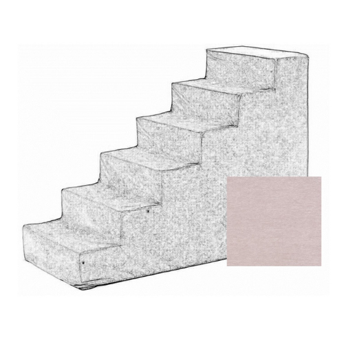 Bowsers Pet Premium Pet Step High-Density Foam Dog Stairs — Blush 6 Step Mock Up