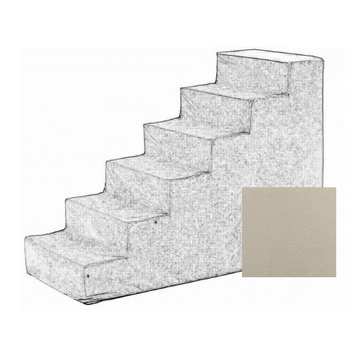 Bowsers Pet Premium Pet Step High-Density Foam Dog Stairs — Linen 6 Step Mock Up