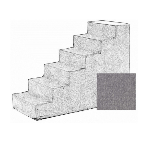 Bowsers Pet Premium Pet Step High-Density Foam Dog Stairs — Pumice 6 Step Mock up