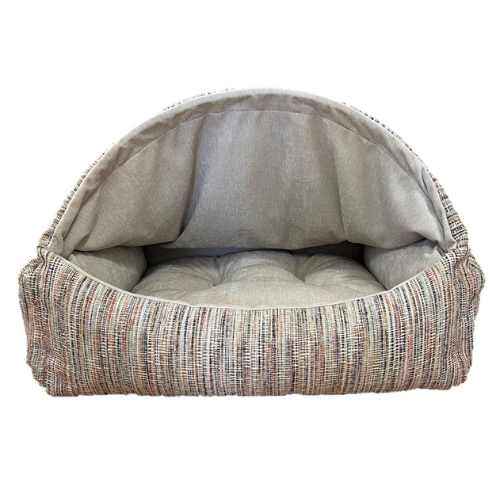 Bowsers Pet Products Canopy Burrow Dog Bed — Sorrento Front View