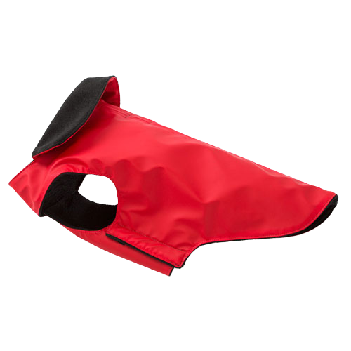 Canine Styles Red Athletic Animal Wrappers Neoprene Dog Raincoat