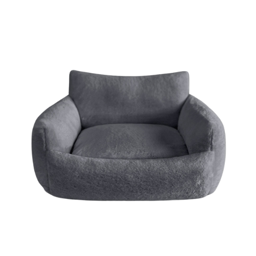 Hello Doggie Baby Sofa Dog Bed — Pewter