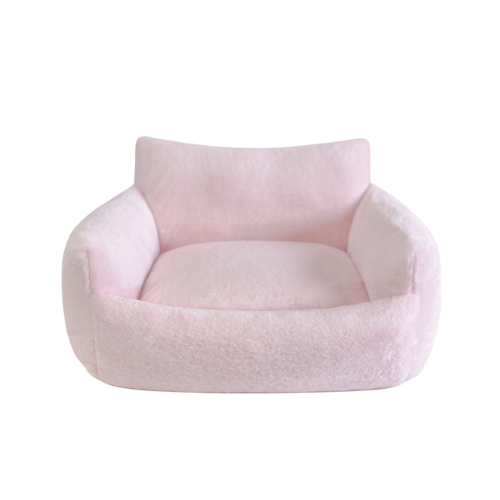 Hello Doggie Baby Sofa Dog Bed — Pink