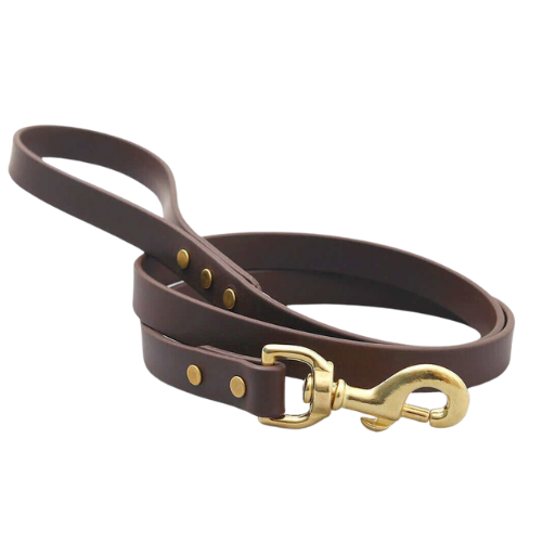 Mimi Green Biothane Waterproof No Stink Sport Lead — Brown
