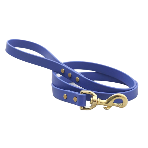 Mimi Green Biothane Waterproof No Stink Sport Lead — Cobalt Blue