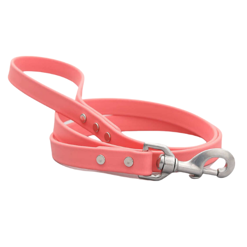 Mimi Green Biothane Waterproof No Stink Sport Lead — Coral Pink