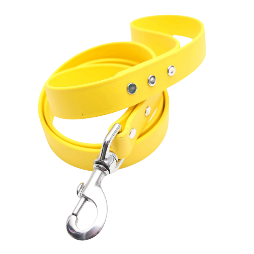 Mimi Green Biothane Waterproof No Stink Sport Lead — Limon Yellow