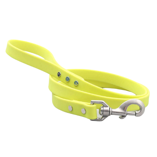 Mimi Green Biothane Waterproof No Stink Sport Lead — Neon Yellow