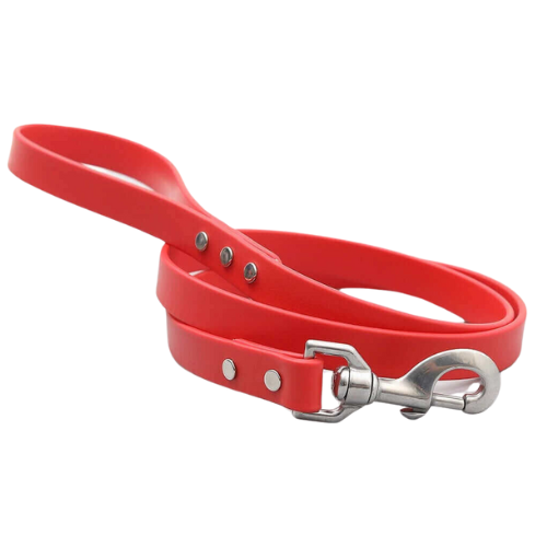 Mimi Green Biothane Waterproof No Stink Sport Lead — Red
