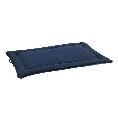 Bowsers Pet Cosmopolitan Mat Travel Dog Bed — Navy MicroVelvet Side