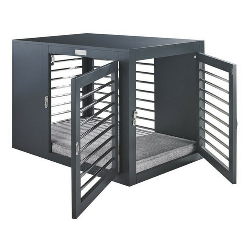 Bowsers Pet Products Moderno Contemporary Dog Crate Double Entry View