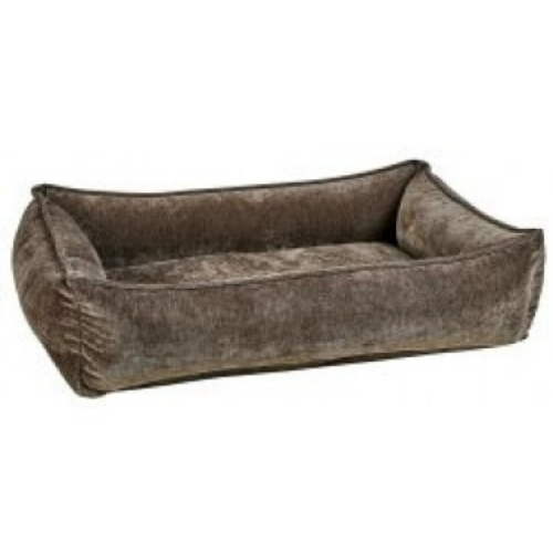 Bowsers MicroVelvet Urban Lounger Dog Bed — Carbon BlackBed — Carbon