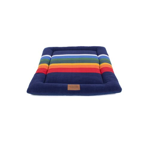 Carolina Pet Pendleton Comfort Cushion Dog Bed — Crater Lake National Park Top View Side