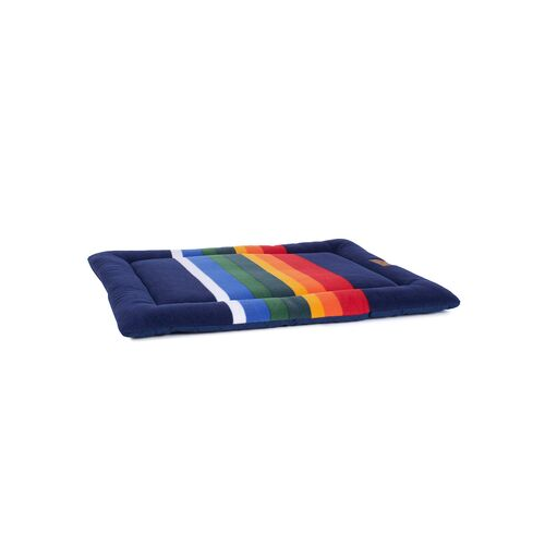 Carolina Pet Pendleton Comfort Cushion Dog Bed — Crater Lake National Park Top View Angle