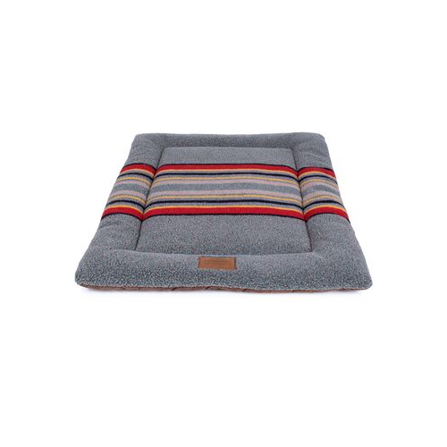 Carolina Pet Pendleton Comfort Cushion Dog Bed — Yakima National Park Heather Green Top View Side