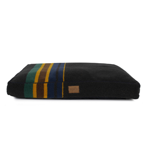 Carolina Pet Company Pendleton Napper Bed —Vintage Camp Black Oxford