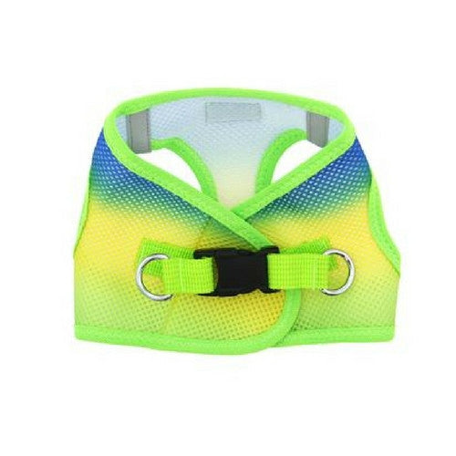 Doggie Design Ombre American River Choke Free Dog Harness — Cobalt Sport Back View