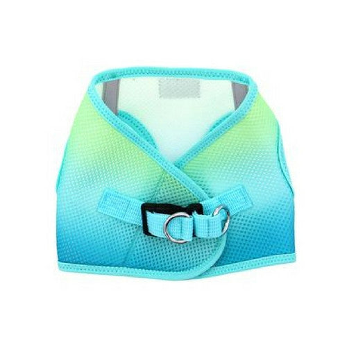 Doggie Design Ombre American River Choke Free Dog Harness — Aruba Blue Back View