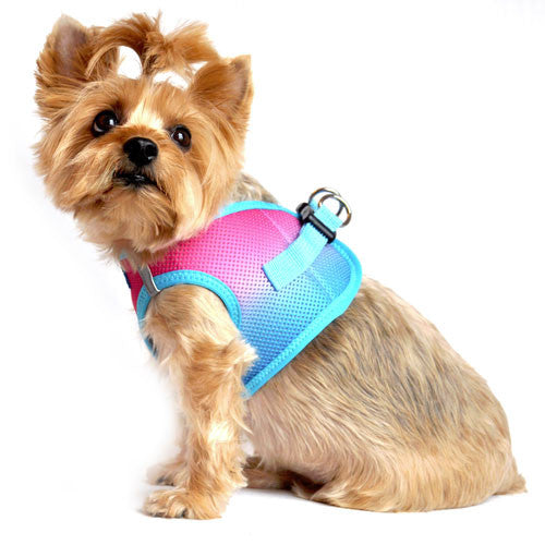Doggie Design Ombre American River Choke Free Dog Harness — Sugar Plum on Dog Side View
