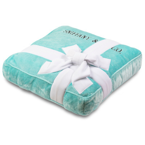 Dog Diggin Designs Sniffany Plush Pillow Parody Designer Bed — Side View