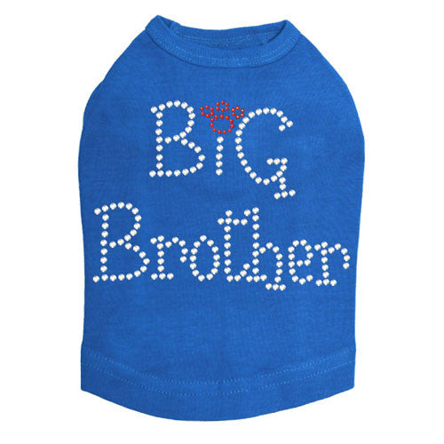 Dog In The Closet Big Brother Dog Tank Dog Shirt Blue