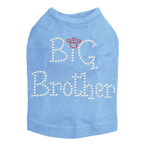 Dog In The Closet Big Brother Dog Tank Dog Shirt Light Blue