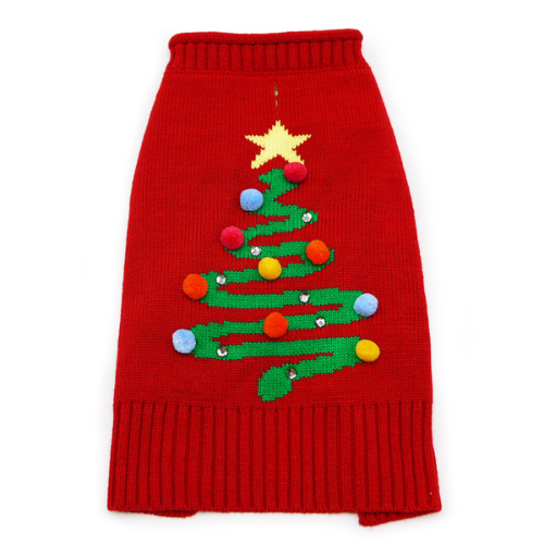 Dogo Pet Fashions Christmas Tree Holiday Sweater