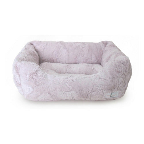 Hello Doggie Luxe Lounger Nesting Dog Bed Blush Large