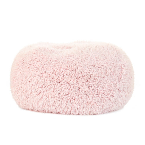 Modern Beast 30" Pod Dog Bed with eco-friendly recycled fiber fill in Blush fabric