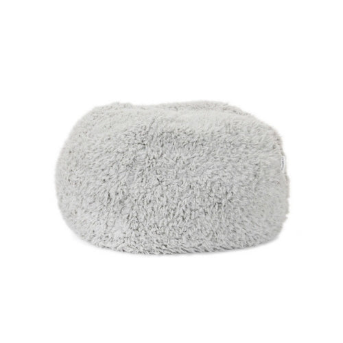 Modern Beast 24" Pod Dog Bed with eco-friendly recycled fiber fill in Grey fabric