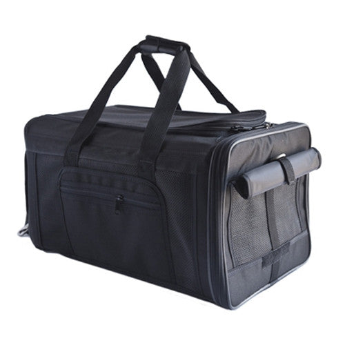 PETOTE Black Tweed Carle Airline Approved Dog Travel Carrier