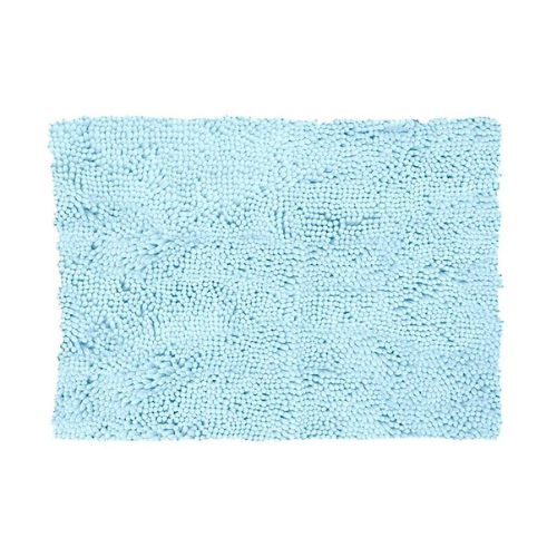 Soggy Doggy Super-Absorbent Microfiber Chenille Doormat No Bones Blue