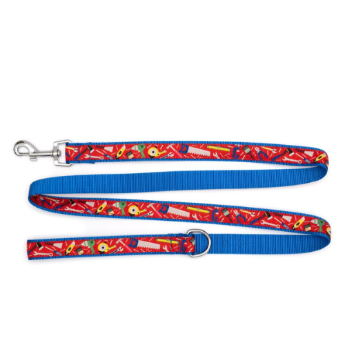 The Worthy Dog Handyman Tools Ribbon Nylon Webbing Matching Lead