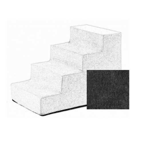 Bowsers Pet Premium Pet Step High-Density Foam Dog Stairs — Carbon 4 Step Mock Up