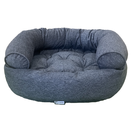 Bowsers Pet MicroVelvet Double Donut Bolstered Nest Dog Bed — River