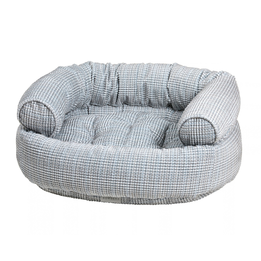 Bowsers Double Donut bed in Arctic fabric