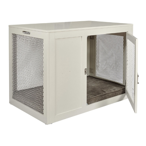 Bowsers Pet Products Fresco Contemporary Dog Crate Angled View