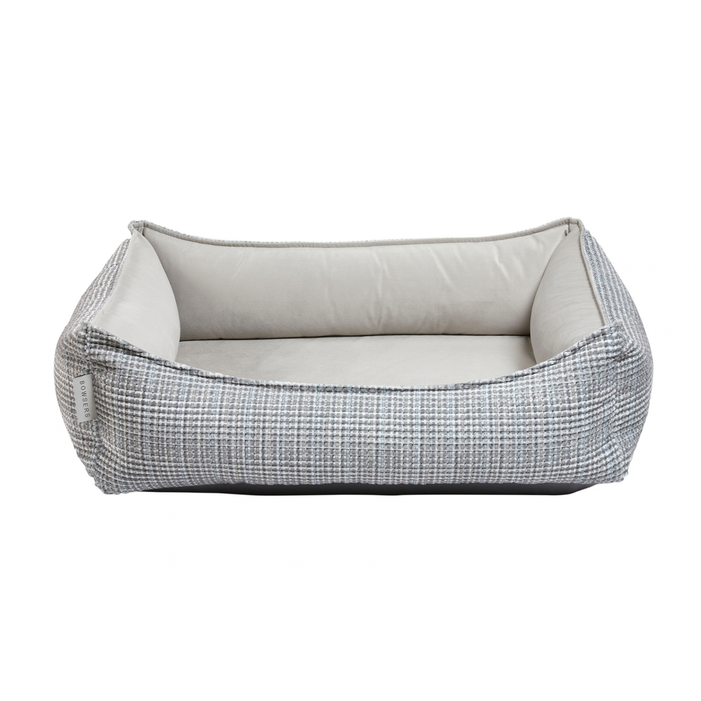 Bowsers Oslo Ortho orthopedic dog bed in Arctica fabric