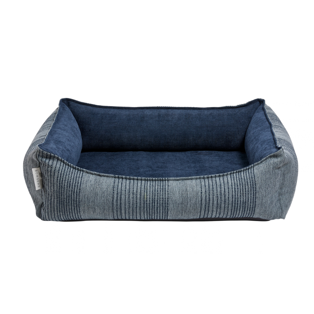 Bowsers Oslo Ortho orthopedic dog bed in Coastal Blue fabric