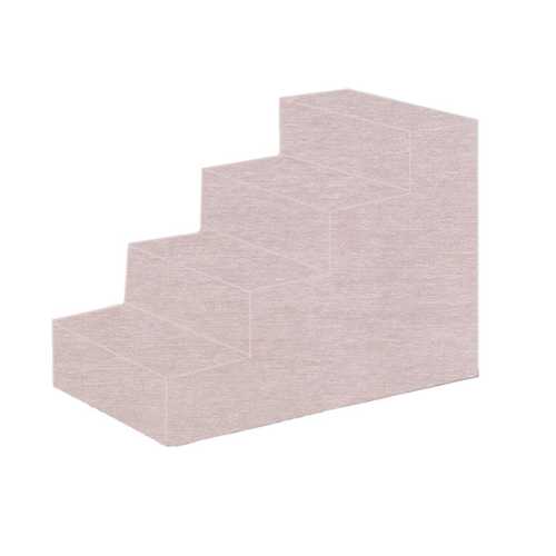 Bowsers Pet Premium Pet Step High-Density Foam Dog Stairs — Blush Mock Up