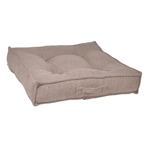 Bowsers Pet Tufted Square Piazza Nesting Dog Bed — Latte