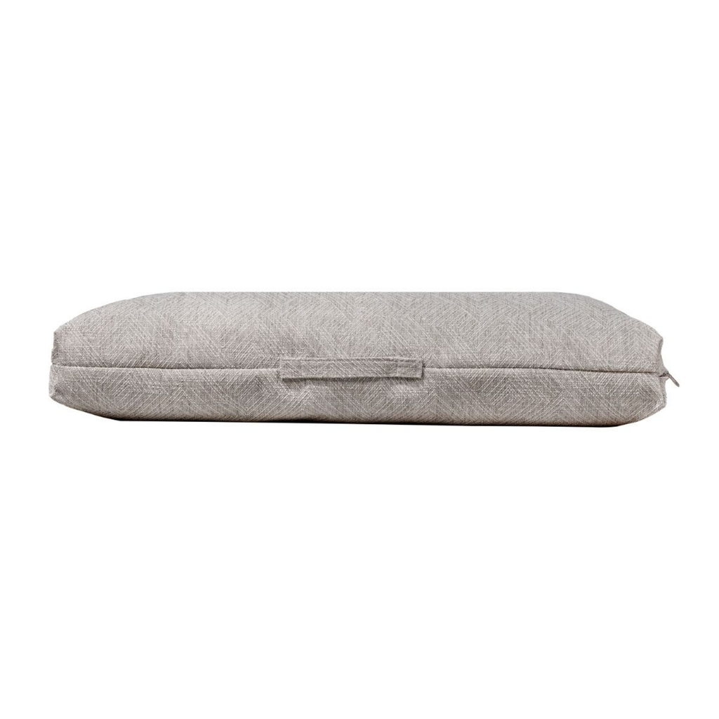 Bowsers The Avenue Dog Bed in Natura performance woven fabric with carry handle