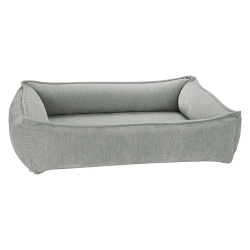 Bowsers Chenille Urban Lounger Rectangle Nest Dog Bed — Oyster