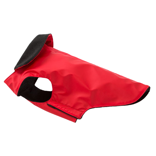 Canine Styles Red Athletic Animal Wrappers Neoprene Dog Raincoat 