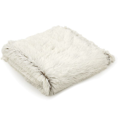 Jax and Bones Washable Plush Arctic Shag Dog Blanket — Folded