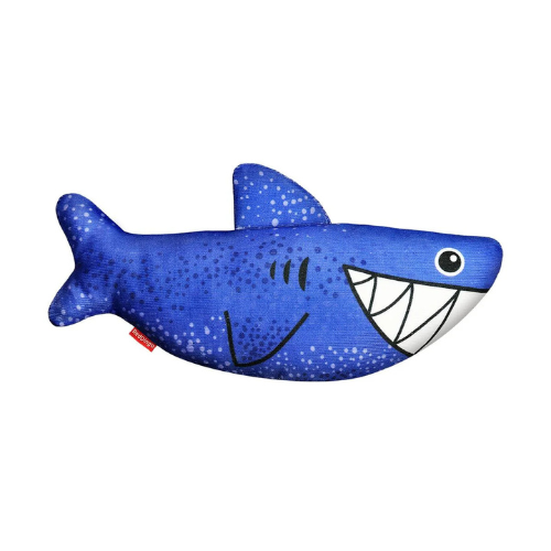 Red Dingo DURABLES Soft, Durable, Non-Toxic Dog Toy — Shark