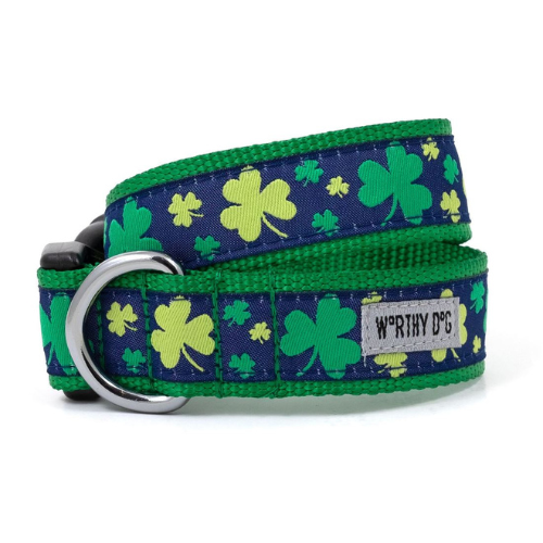 The Worthy Dog Lucky Ribbon Nylon St Patrick's Day Collar