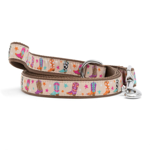 The Worthy Dog Wild Wild West Ribbon Nylon Webbing Matching Lead